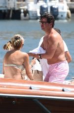 TAMARA BECKWITH in Bikini at Speedboat in Saint-tropez 07/22/2016
