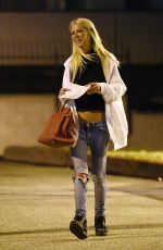 TARA REID at a Romantic Date in Hollywood 07/14/2016