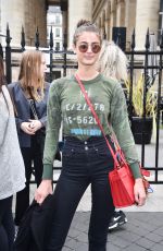TAYLOR HILL Arrives at Atelier Versace Fashion Show in Paris 07/03/2016