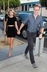 TAYLOR SWIFT and Tom Hiddleston at Hillstone Restaurant in Santa Monica 07/27/2016