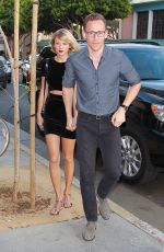 TAYLOR SWIFT and Tom Hiddleston at Hillstone Restaurant in Santa Monica 07/27/2016