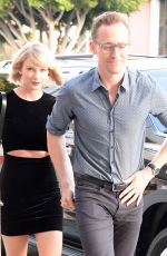 TAYLOR SWIFT and Tom Hiddleston at Hillstone Restaurant in Santa Monica 07/27/2016