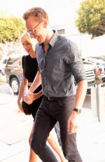 TAYLOR SWIFT and Tom Hiddleston at Hillstone Restaurant in Santa Monica 07/27/2016