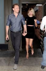 TAYLOR SWIFT and Tom Hiddleston at Hillstone Restaurant in Santa Monica 07/27/2016