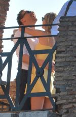TAYLOR SWIFT and Tom Hiddleston Sightseeing at the Colosseum in Rome 06/28/2016