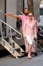 TILDA SWINTON Out in New York 07/20/2016