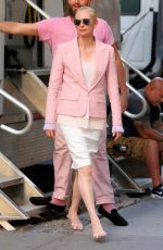 TILDA SWINTON Out in New York 07/20/2016