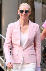 TILDA SWINTON Out in New York 07/20/2016