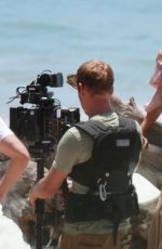 TINASHE on the Set of a Music Video in Malibu 07/20/2016