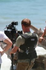 TINASHE on the Set of a Music Video in Malibu 07/20/2016