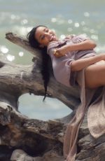 TINASHE on the Set of a Music Video in Malibu 07/20/2016