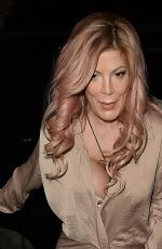 TORI SPELLING at Abbey in West Hollywood 07/28/2016