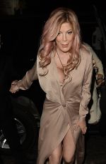 TORI SPELLING at Abbey in West Hollywood 07/28/2016