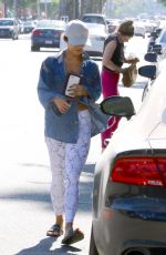 VANESSA HUDGENS Leaves Pilates Class in Los Angeles 07/19/2016