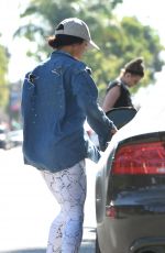VANESSA HUDGENS Leaves Pilates Class in Los Angeles 07/19/2016