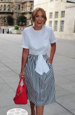 VICKY PATTISON Arriving at BBC Radio 1 Studios in London 07/28/2016