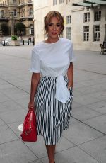 VICKY PATTISON Arriving at BBC Radio 1 Studios in London 07/28/2016