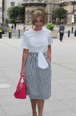 VICKY PATTISON Arriving at BBC Radio 1 Studios in London 07/28/2016