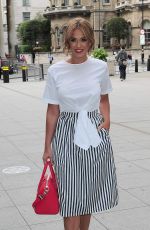 VICKY PATTISON Arriving at BBC Radio 1 Studios in London 07/28/2016