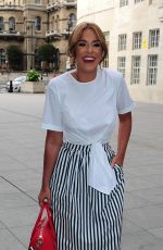 VICKY PATTISON Arriving at BBC Radio 1 Studios in London 07/28/2016