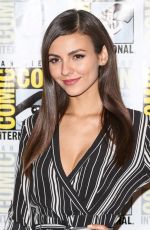 VICTORIA JUSTICE at The Rocky Horror Picture Show Press Line at Comic-con in San Diego 07/21/2016