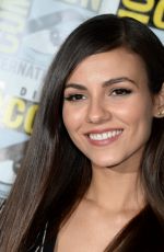 VICTORIA JUSTICE at The Rocky Horror Picture Show Press Line at Comic-con in San Diego 07/21/2016