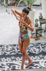 VICTORIA JUSTICE in Swimsuit at a Pool in South Beach 07/16/2016