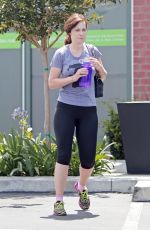 XOOEY DESCHANEL Leaves a Gym in Los Angeles 07/12/1206