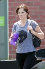 XOOEY DESCHANEL Leaves a Gym in Los Angeles 07/12/1206
