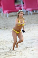 ZARA HOLLAND in Bikini on the Beach in Barbados 07/28/2016