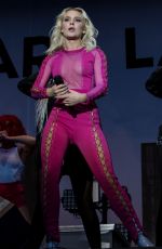 ZARA LARSSON Performs at Bravella Festival in Sweden 06/30/2016