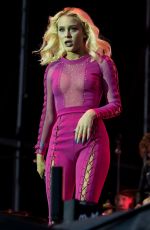 ZARA LARSSON Performs at Bravella Festival in Sweden 06/30/2016