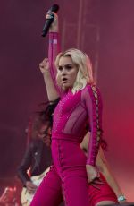 ZARA LARSSON Performs at Bravella Festival in Sweden 06/30/2016