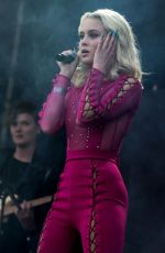 ZARA LARSSON Performs at Bravella Festival in Sweden 06/30/2016