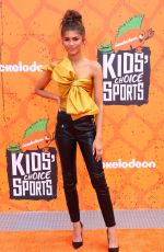 ZENDAYA COLEMAN at Nickelodeon Kids Choice Sports Awards 07/14/2016