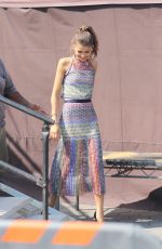 ZENDAYA COLEMAN on the Set of Extra in Universal City 07/29/2016