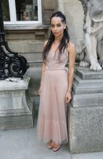 ZOE KRAVITZ at Valentino Haute Couture Fall/Winter 2016/2017 Fashion Show in Paris 07/06/2016