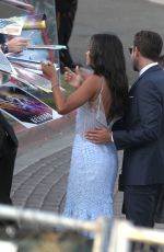 ZOE SALDANA Arrives at Embarcadero Marina Park in San Diego 07/20/2016