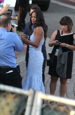 ZOE SALDANA Arrives at Embarcadero Marina Park in San Diego 07/20/2016