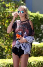 ABBY CHAMPION Out in Los Angeles 08/15/2016