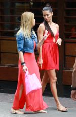 ADRIANA LIMA in Red Dress Out in Rio De Janeiro 08/03/2016