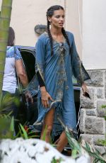 ADRIANA LIMA Out in Rio De Janeiro 08/04/2016
