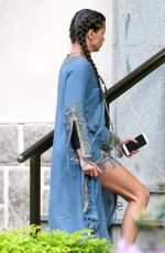 ADRIANA LIMA Out in Rio De Janeiro 08/04/2016