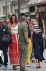 ALESSANDRA AMBROSIO and ADRIANA LIMA at Confeitaria Colombo in Rio De Janeiro 08/03/2016