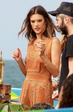 ALESSANDRA AMBROSIO and ADRIANA LIMA Out in Rio 08/08/2016