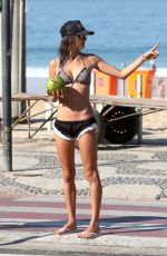 ALESSANDRA AMBROSIO at Ipanema Beach in Rio De Janeiro 08/02/2016