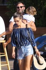ALESSANDRA AMBROSIO Leaves Soho House in Malibu 08/28/2016