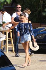 ALESSANDRA AMBROSIO Leaves Soho House in Malibu 08/28/2016