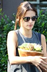 ALESSANDRA AMBROSIO Out in Brentwood 08/25/2016
