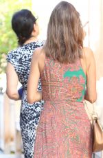 ALESSANDRA AMBROSIO Out and About in Brentwood 08/29/2016